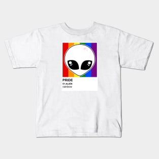 Pride Alien Rainbow Kids T-Shirt